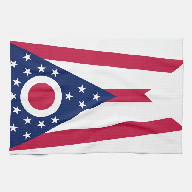 Ohio State Flag Towel (Horizontal)
