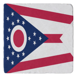 Ohio State Flag Trivet