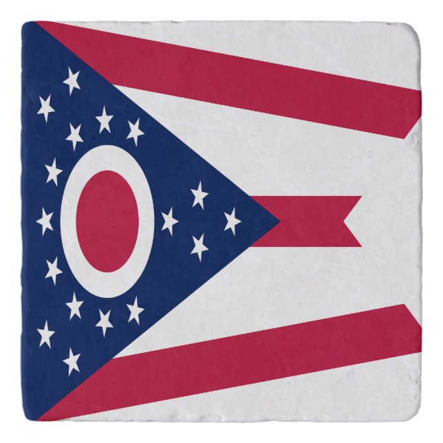 Ohio State Flag Trivet (Front)