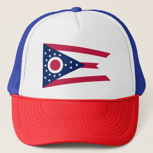 Ohio State Flag Trucker Hat