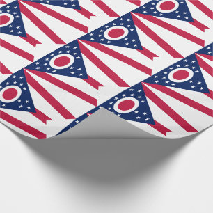 Ohio State Flag Wrapping Paper