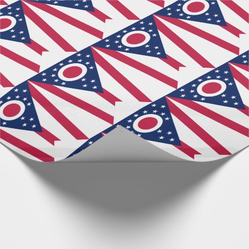 Ohio State Flag Wrapping Paper