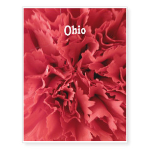 Ohio State Flower Temporary Tattoos