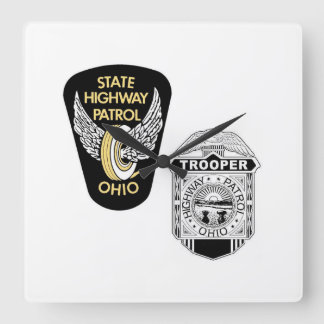 Ohio State Highway Patrol - OSP - Wall Clock