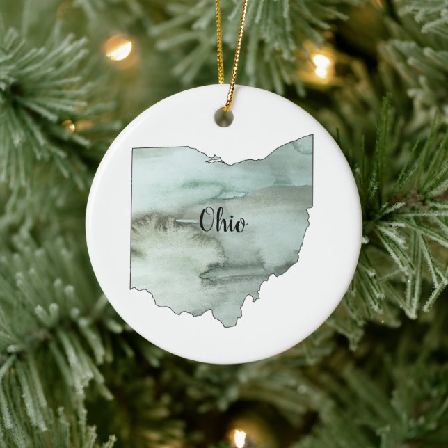 Ohio State Illustration Ornament (Tree)