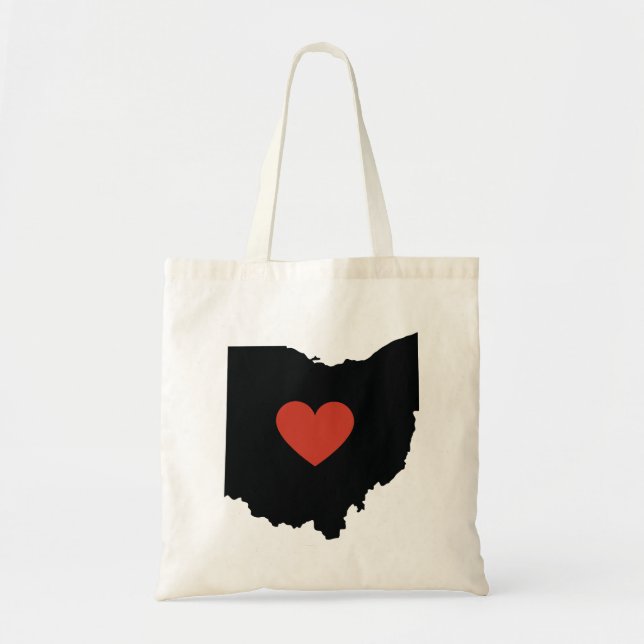 Ohio State Love Book Bag or Travel Tote (Front)
