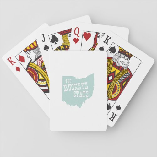 Ohio State Motto Slogan Poker Cards