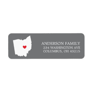 Ohio State Return Address Labels Zazzle Ohio State Return Address Labels Zazzle