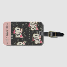 Ohio state of buckeyes pink love accessory