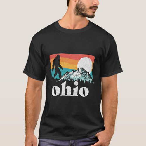 Ohio State Pride Bigfoot Mountains T_Shirt