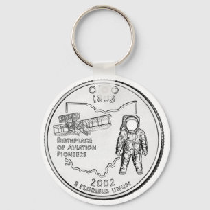 Ohio State Quarter Keychain