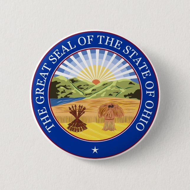 Ohio State Seal Button (Front)