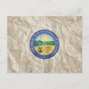 Ohio State Seal Postcard