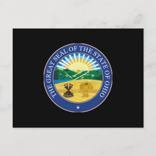 Ohio State Seal Postcard