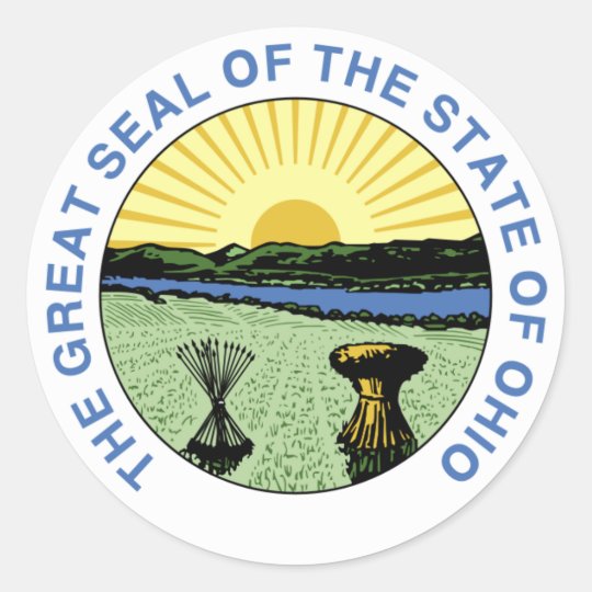 Ohio State Seal Stickers | Zazzle.com