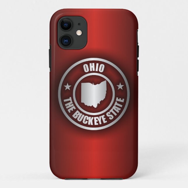 Ohio Steel (Red) Case-Mate iPhone Case (Back)