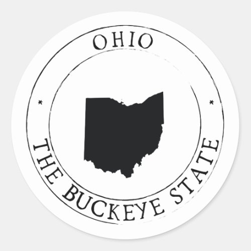 Ohio Sticker Envelope Seal