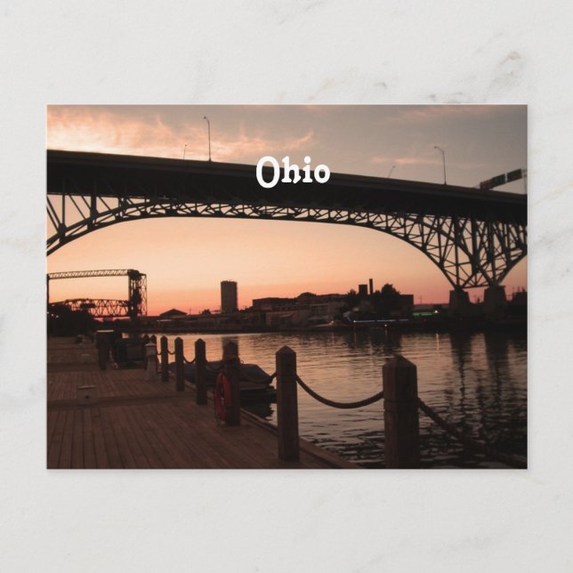 Ohio Sunset Postcard (Front)