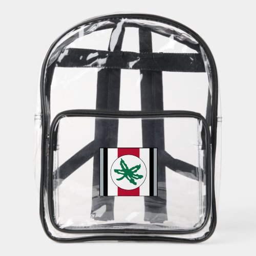 Ohio Team Spirit Clear Backpack