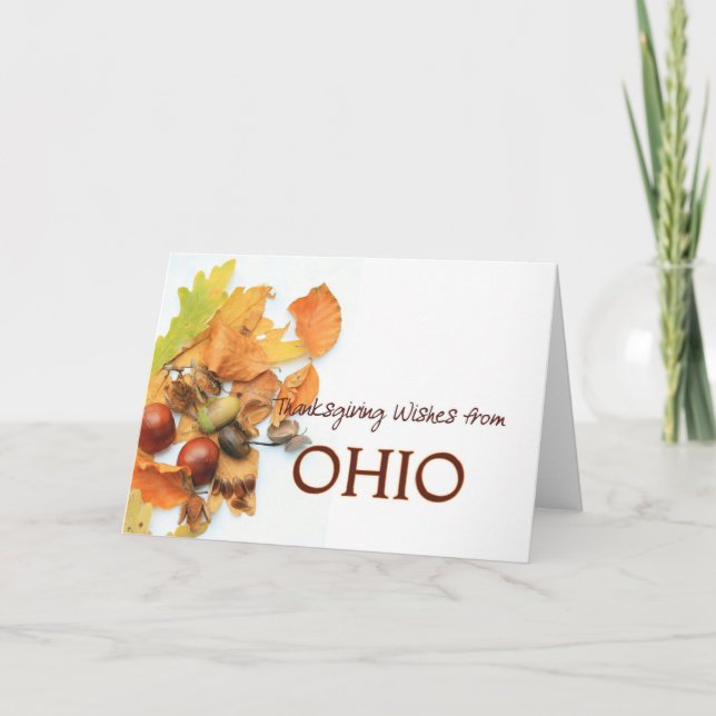 Ohio Thanksgiving Card (Front)