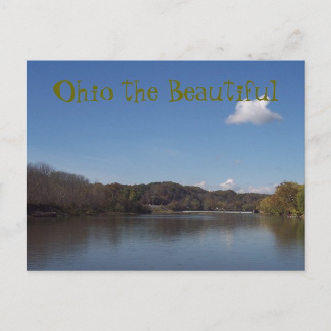 Ohio the Beautiful, 30 Postcard (Front)