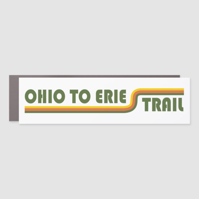 Ohio To Erie Trail Car Magnet (Front)