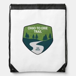 Ohio To Erie Trail Drawstring Bag