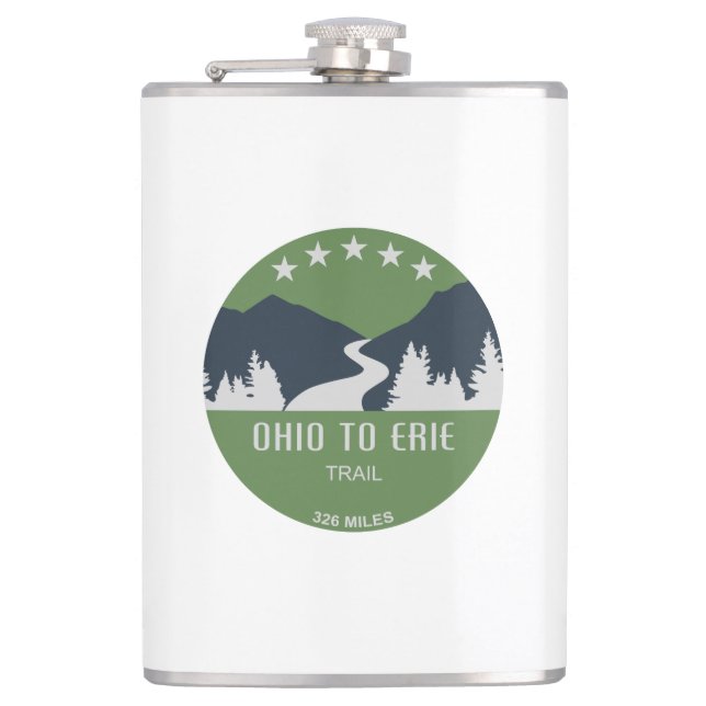 Ohio To Erie Trail Flask (Front)