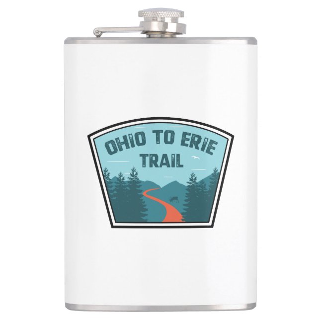 Ohio To Erie Trail Flask (Front)