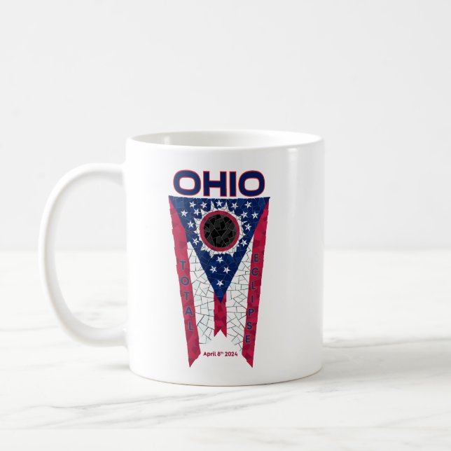Ohio Total Eclipse Coffee Mug (Left)