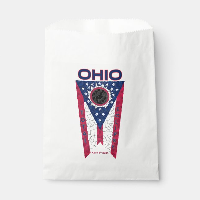 Ohio Total Eclipse Favor Bag (Front)