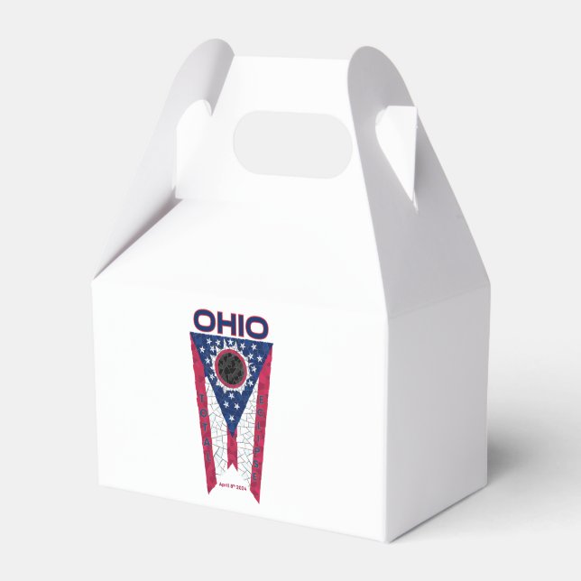 Ohio Total Eclipse Favor Box (Front Side)
