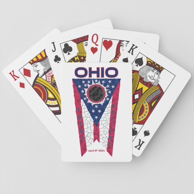 Ohio Total Eclipse Playing Cards (Back)