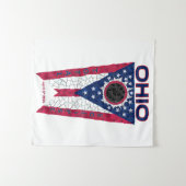 Ohio Total Eclipse Tapestry (Front (Horizontal))