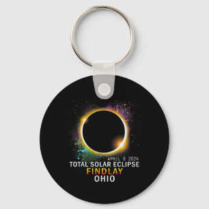 Ohio Total Solar Eclipse April 8 2024 Keychain