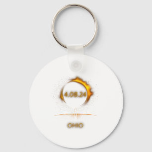 Ohio Total Solar Eclipse April 8 2024 Totality Ecl Keychain