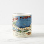 Ohio Turnpike Mug<br><div class="desc">A fun vintage postcard map of the Ohio Turnpike repurposed on a mug.</div>