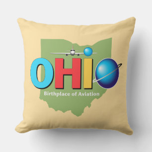 Ohio United States of America Throw Pillow