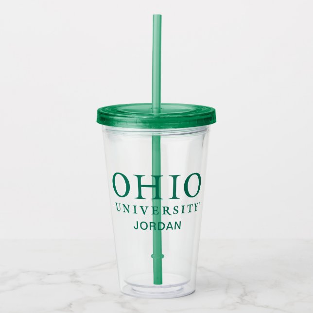 Ohio University Acrylic Tumbler (Front)