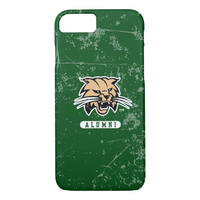 Ohio University Alumni Bobcat Distressed Case-Mate iPhone Case (Back)