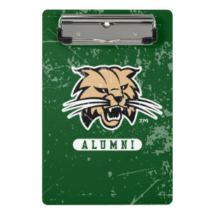 Ohio University Alumni Bobcat Distressed Mini Clipboard