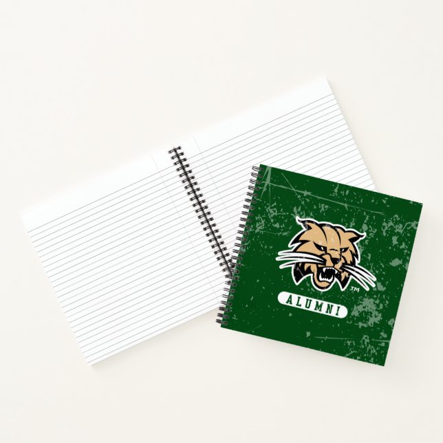 Ohio University Alumni Bobcat Distressed Notebook (Inside)