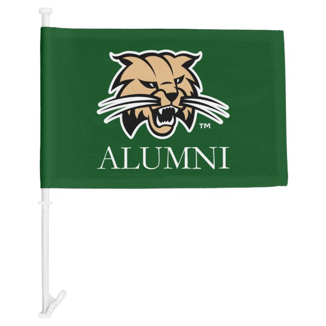 Ohio University Alumni Car Flag (Front)
