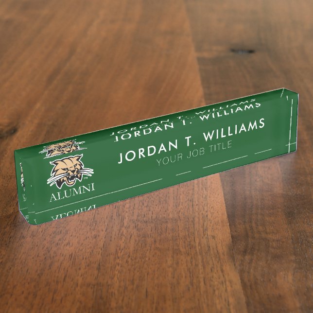Ohio University Alumni Desk Name Plate (Side)