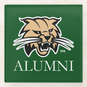 Ohio University Alumni Glass Coaster