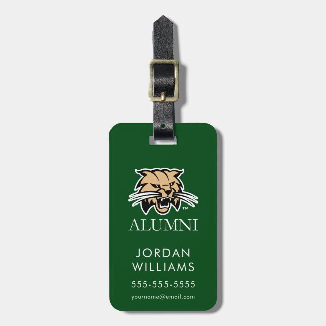 Ohio University Alumni Luggage Tag (Front Vertical)