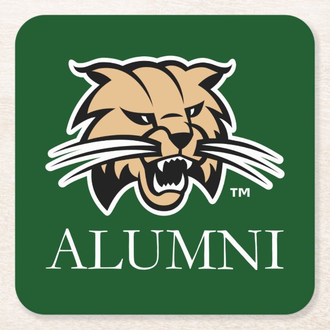 Ohio University Alumni Square Paper Coaster (Front)