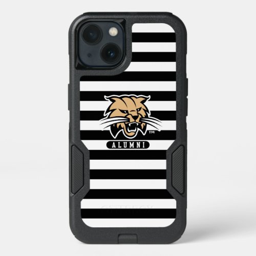 Ohio University Bobcat Logo Alumni Stripes iPhone 13 Case