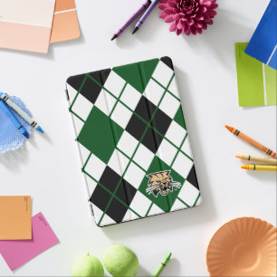 Ohio University Bobcat Logo Argyle Pattern iPad Pro Cover