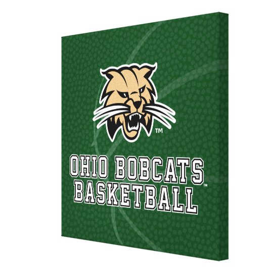 Ohio University Bobcat Logo Basketball Canvas Print | Zazzle.com